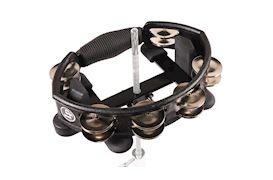LATIN PERCUSSION - LP260 TAMBOERIJN CYCLOPS II HAND MODEL ZWART INCL. HOUDER